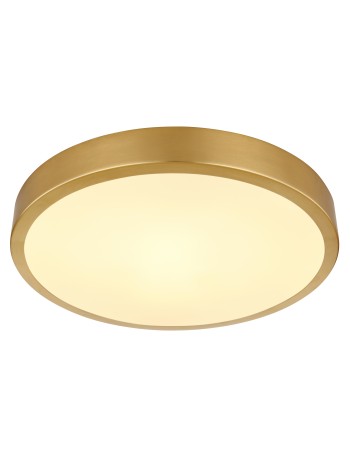 Tibey plafoniera metallo color ottone satinato LED IP20