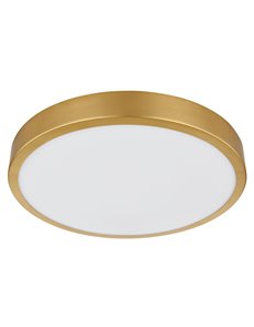 Tibey plafoniera metallo color ottone satinato LED IP20 2