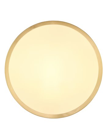 Tibey plafoniera metallo color ottone satinato LED IP20 Tibey plafoniera metallo color ottone satinato LED IP20