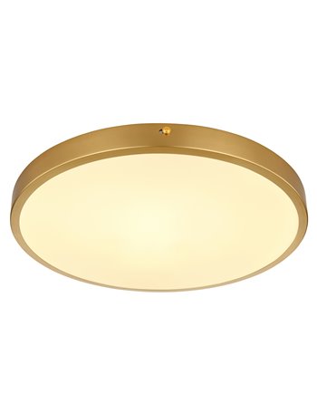 Tibey plafoniera metallo color ottone satinato LED IP20