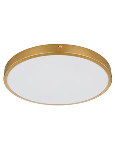 Tibey plafoniera metallo color ottone satinato LED IP20 2