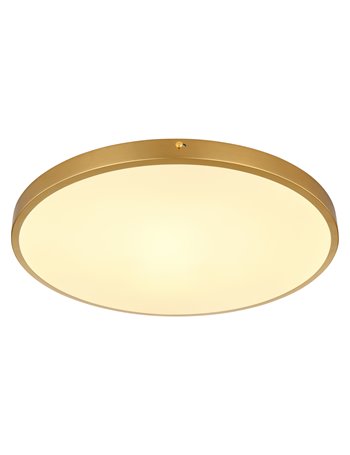 Tibey plafoniera metallo color ottone satinato LED IP20