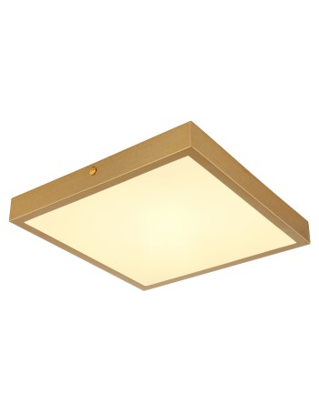 Tibey plafoniera metallo color ottone satinato LED IP20
