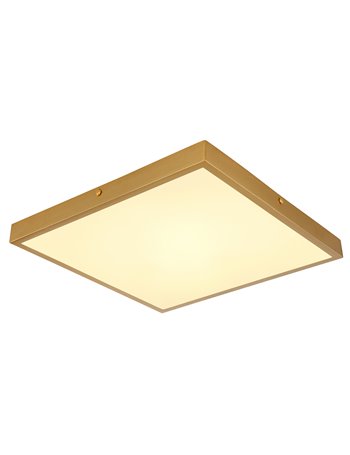 Tibey plafoniera metallo color ottone satinato LED IP20
