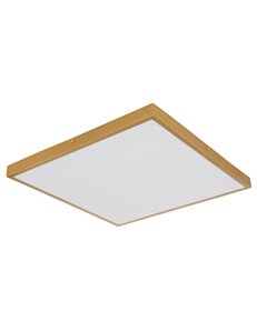 Tibey plafoniera metallo color ottone satinato LED IP20 2