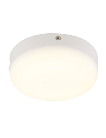Matthew plafoniera plastica bianco satinato LED IP20