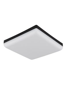 Matthew plafoniera plastica nero satinato LED IP20 2