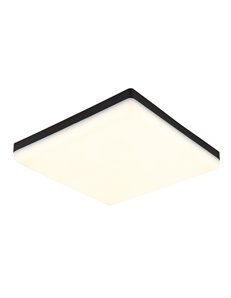 Matthew plafoniera plastica nero satinato LED IP20