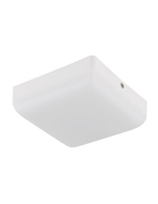 Matthew plafoniera plastica bianco satinato LED IP20 2