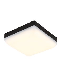 Matthew plafoniera plastica nero satinato LED IP20