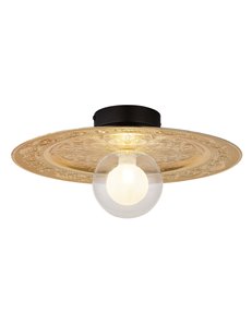 Riga plafoniera metallo nero satinato 1x G9 LED IP20