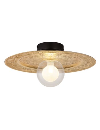 Riga plafoniera metallo nero satinato 1x G9 LED IP20