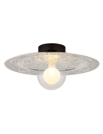 Riga plafoniera metallo nero satinato 1x G9 LED IP20