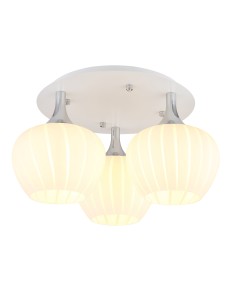 Maxy plafoniera metallo bianco satinato 3x E27 IP20