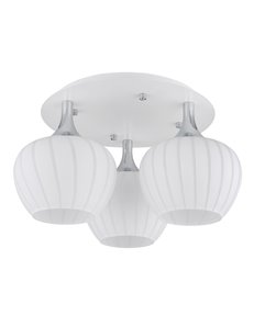Maxy plafoniera metallo bianco satinato 3x E27 IP20 2
