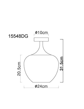 Maxy plafoniera metallo nero satinato 1x E27 IP20 Maxy plafoniera metallo nero satinato 1x E27 IP20