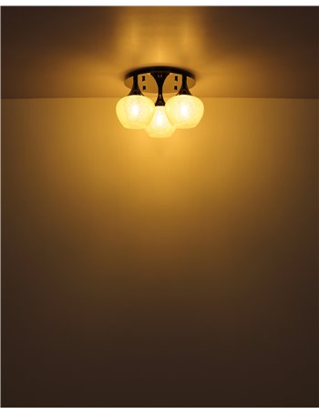 Maxy plafoniera metallo canna di fucile 1x E27 IP20 Maxy plafoniera metallo canna di fucile 1x E27 IP20