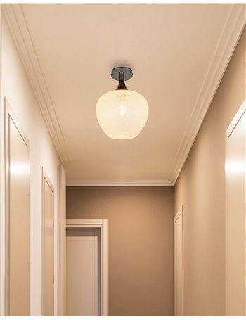 Maxy plafoniera metallo canna di fucile 1x E27 IP20 Maxy plafoniera metallo canna di fucile 1x E27 IP20