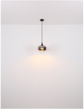 Maxy plafoniera metallo nero satinato 1x E27 IP20 Maxy plafoniera metallo nero satinato 1x E27 IP20