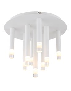 Ryan plafoniera metallo bianco satinato 9x G9 LED IP20