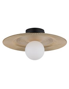 Riga plafoniera metallo nero satinato 1x G9 LED IP20 2