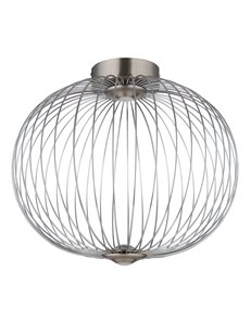 Galway plafoniera metallo nichel satinato LED IP20 2