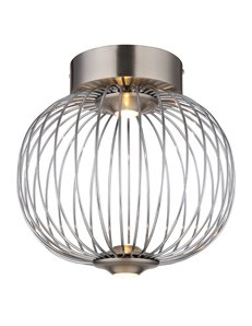 Galway plafoniera metallo nichel satinato LED IP20