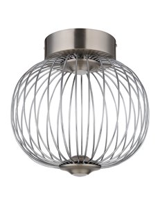 Galway plafoniera metallo nichel satinato LED IP20 2
