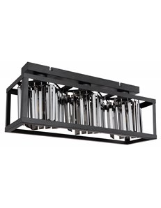 Mathilde plafoniera metallo nero satinato 3x E27 IP20 2