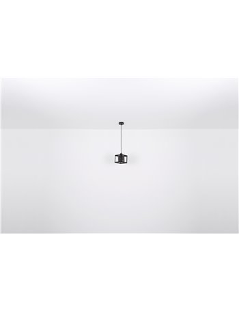 Mathilde plafoniera metallo nero satinato 1x E27 IP20 Mathilde plafoniera metallo nero satinato 1x E27 IP20