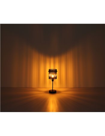 Gorley plafoniera metallo nero satinato 5x E14 IP20