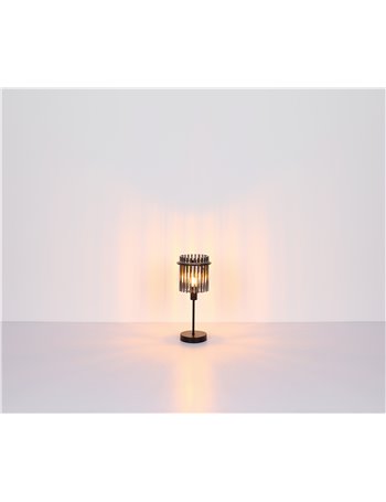 Gorley plafoniera metallo nero satinato 5x E14 IP20