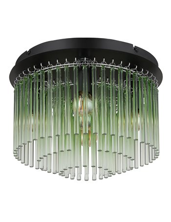 Gorley plafoniera metallo nero satinato 5x E14 IP20