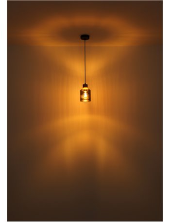 Aleidis plafoniera metallo nero satinato 1x E27 IP20