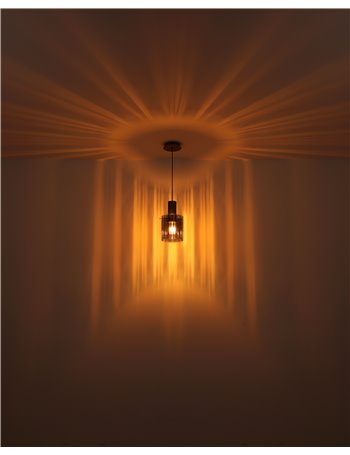 Tulivar plafoniera metallo grigio scuro 1x E27 IP20