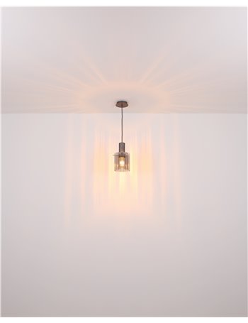 Tulivar plafoniera metallo grigio scuro 1x E27 IP20