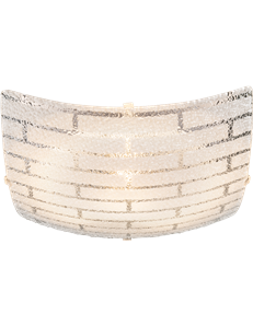 Calimero plafoniera metallo bianco 1x E27 IP20 2