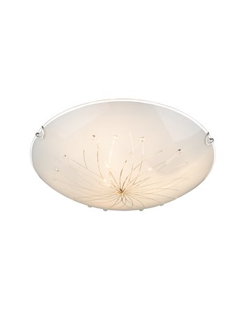 Calimero i plafoniera metallo bianco 3x E27 ILLU IP20