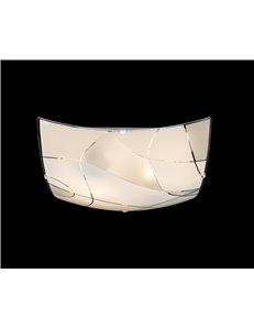 Paranja plafoniera metallo bianco 2x E27 ILLU IP20 2