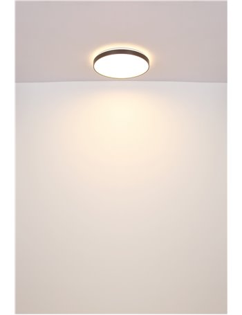 Eclypse plafoniera metallo bianco LED IP20 Eclypse plafoniera metallo bianco LED IP20