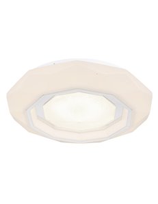 Hokki plafoniera metallo bianco satinato LED IP20