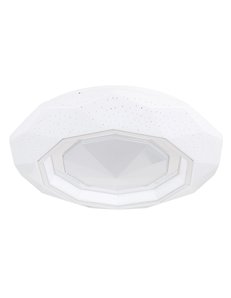 Hokki plafoniera metallo bianco satinato LED IP20 2