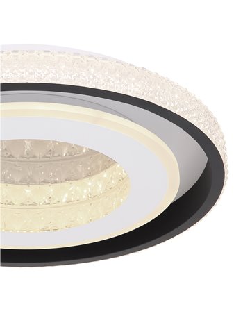 Lucky plafoniera metallo bianco LED IP20