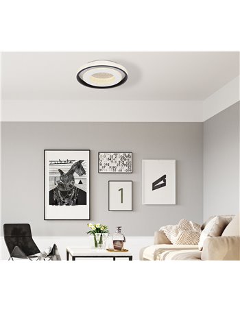Lucky plafoniera metallo bianco LED IP20