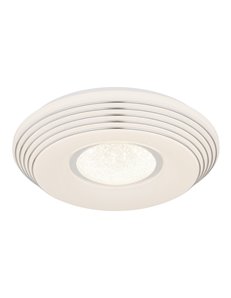 Pillo plafoniera metallo bianco LED IP20