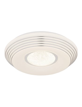Pillo plafoniera metallo bianco LED IP20