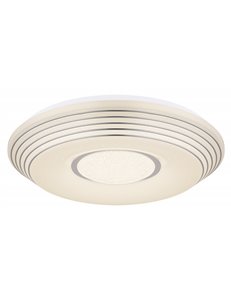 Pillo plafoniera metallo bianco LED IP20