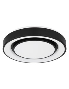 Sully plafoniera metallo nero LED IP20 2