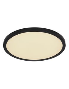 Sapana plafoniera plastica nero LED IP44