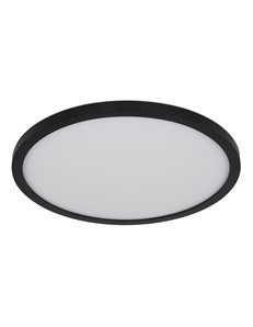 Sapana plafoniera plastica nero LED IP44 2
